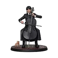 sd toys - figurine de wednesday avec violoncelle de 20 cm