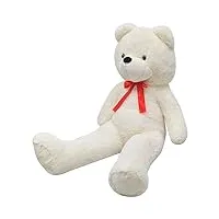générique larryhot ours en peluche blanc 242 cm jouets,poupées, coffrets & figurines,peluches,blanc