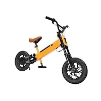 vélo d'équilibre, vélo d'équilibre électrique, draisienne, vélo électrique de 12 pouces pour enfants âgés de 5 ans et plus, vélo électrique avec siège réglable, véhicule d'entraînement pour enfants
