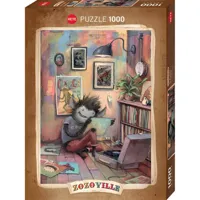 puzzle 1000 piã¨ces : zozoville : monstre vinyle