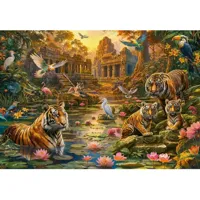 puzzle 1000 piã¨ces : tigres paradis