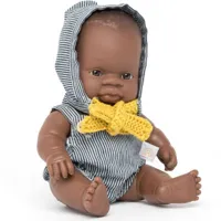 poupée bébé garçon africain (21 cm)