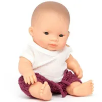 poupée bébé fille asiatique (21 cm)