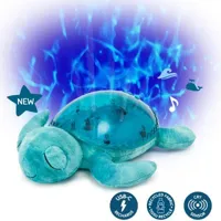 veilleuse peluche tranquil turtle™ aqua (rechargeable)