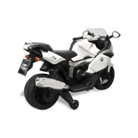 vidaxl moto électrique enfant bmw 283 blanc 6 v 10085