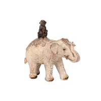 figure d'elephant en polyresine 20x8x19 cm