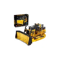 lego 42131 technic bulldozer d11 cat véhicule de chantier télécommandé interactif pour adultes avec application lego42131
