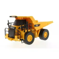 caterpillar diecast masters 23004 rc mining truck 770 cat camion à benne réaliste en 1:35, env 26,5 x 14,5 x 10,5 cm, portée env 25 m, 8+