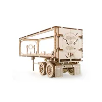 maquette en bois 3d - remorque camion 36,5 cm 8412087