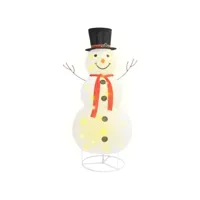 figurine de bonhomme de neige de noël à led tissu 180 cm