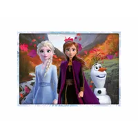 puzzle 100 pièces : la reine des neiges 2 (frozen 2) : un monde magique fc-1-13597290