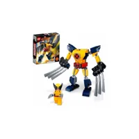 lego 76202 marvel l'armure robot de wolverine, set figurine action, jouet de construction pour enfants +7 ans a collectionner lego76202