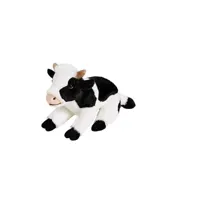 1732 peluche vache noire  and  blanche 26cml 1732