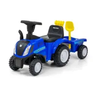 ride-on vehicle new holland t7 tractor blue