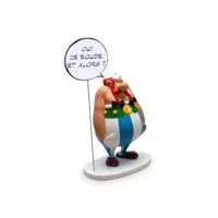 figurine de collection - collectoys - bulle obelix : oui je boude, et alors? p00126