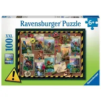 puzzle 100 p xxl - collection de dinosaures 4005556108688