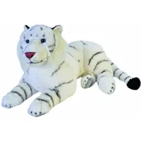 peluche ck jumbo tigre de 76 cm blanc