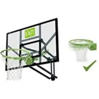 autre jeu de plein air exit panneau de basket galaxy pour fixation murale avec cercle dunk - vert/noir