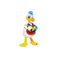 figurine de collection enesco donald duck figurine collection by roméro britto - en résine peinte à la main - 18.5 x 9 x 11 cm