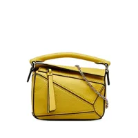 loewe pre-owned sac à main puzzle en cuir (2020) - jaune