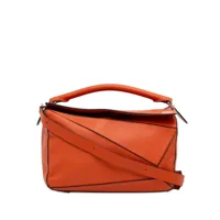 loewe pre-owned 21th century medium puzzle bag satchel - orange