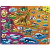 puzzle cadre - dinosaures (en hollandais)