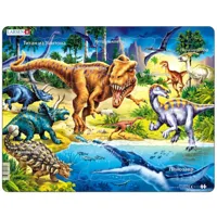 puzzle cadre - dinosaures (en russe)