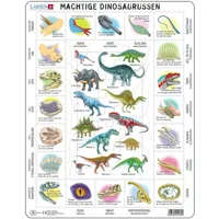 puzzle cadre - dinosaures (en hollandais)