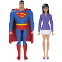 superman, l'ange de metropolis pack 2 figurines superman & lois lane 15 cm