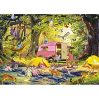 alipson puzzle camping des fées avec des amis de la forêt