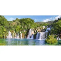puzzle 4000 piã¨ces : cascades du parc national de krka en croatie