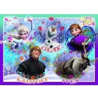 puzzle 60 piã¨ces :  la reine des neiges (frozen) : bienvenue au royaume d'arendelle