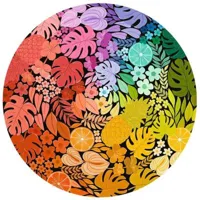 puzzle rond 500 piã¨ces : tropical (circle of colours)