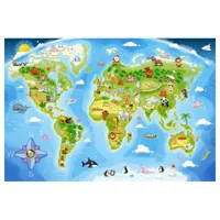 puzzle maxi 40 piã¨ces : carte du monde
