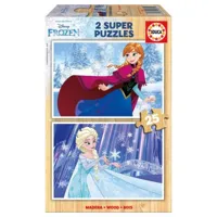 puzzle 2 x 25 piã¨ces : la reine des neiges (frozen)