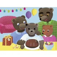 puzzle 30 piã¨ces : l'anniversaire de petit ours brun