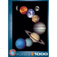puzzle 1000 piã¨ces : systã¨me solaire, nasa