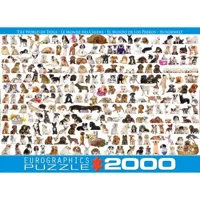 puzzle 2000 piã¨ces : le monde des chiens