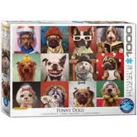 puzzle 1000 piã¨ces : chiens drã´les