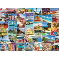 puzzle 1000 piã¨ces : globe-trotteur : plages