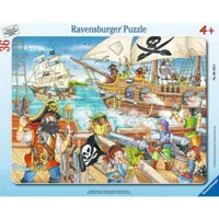 puzzle cadre 36 piã¨ces : l'attaque des pirates