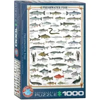 puzzle 1000 piã¨ces : poissons d'eau douce