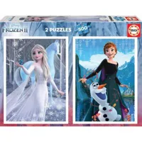 puzzles 2 x 500 piã¨ces : la reine des neiges