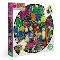 puzzle rond 500 piã¨ces : rã©colte biologique
