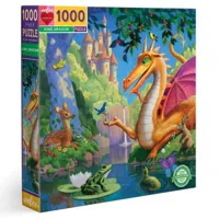 puzzle carrã© 1000 piã¨ces : gentil dragon
