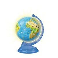 puzzle 3d 180 piã¨ces : globe terrestre illuminã©