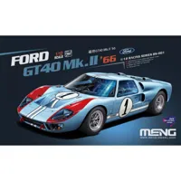 meng maquette voiture maquette camion ford gt40 mk.ii '66 (pre-colored edition)