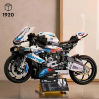 lego 42130 technic bmw m 1000 rr modele réduit de moto pour adulte, maquette pour construction et exposition, idée de cadeau