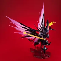 megahouse pvc art works monsters number 107 galaxy-eyes tachyon dragon 38 cm yu-gi-oh statue rouge