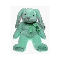ty beanie baby - peluche animaux - hippity le lapin vert - 35cm